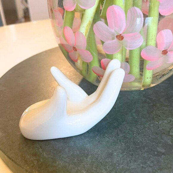 Ceramic Decorative Hand - holds business cards and small objects - Picture 4 of 4